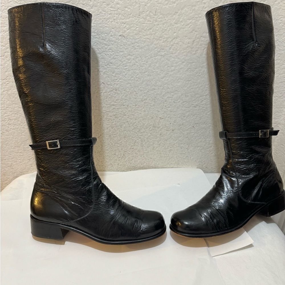 ANYA Ponorovskaya NYC boots women size 38 patent